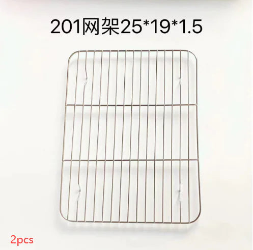 Load image into Gallery viewer, 2pcs Steel Non-Stick Baking &amp; Cooling Rack
