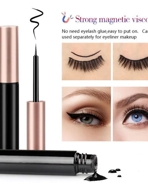 Load image into Gallery viewer, Magnetic Eyelashes 3D Mink
