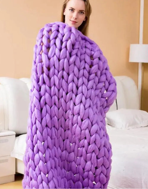 Load image into Gallery viewer, Zen Weighted Knitted Blanket
