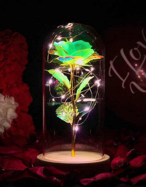 Load image into Gallery viewer, Galaxy Rose Eternal Lamp
