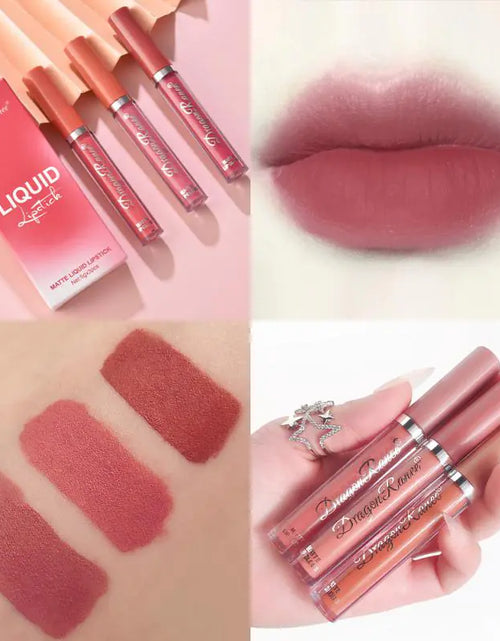 Load image into Gallery viewer, 3pc/set Waterproof Matte Velvet Lip Gloss
