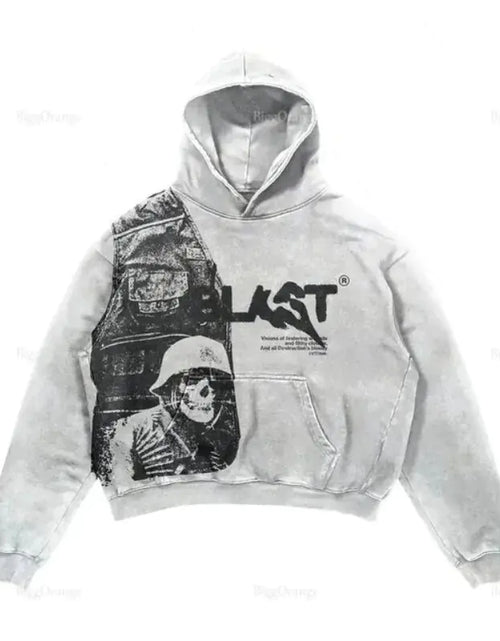 Load image into Gallery viewer, Punk Wind Ninja Printed Hoodies
