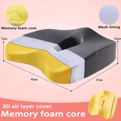 Load image into Gallery viewer, Orthopedic Pillow Memory Foam Seat Set
