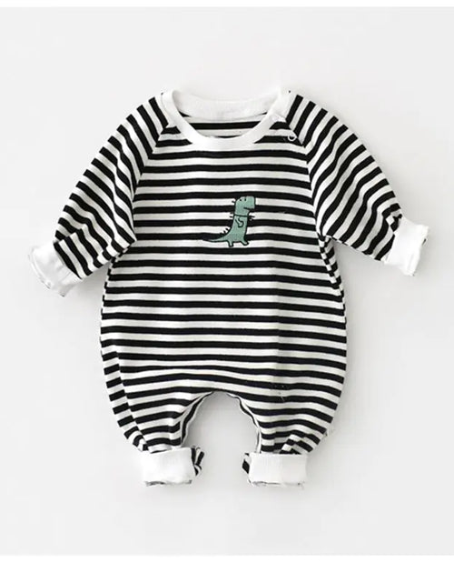 Load image into Gallery viewer, Newborn Baby Striped Rompers
