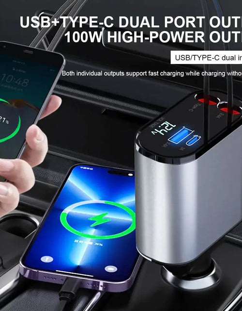 Load image into Gallery viewer, Luxinsly™ Retractable Car Charger
