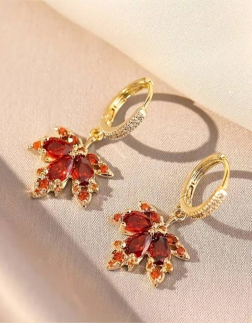 Load image into Gallery viewer, Maple Leaf Earrings
