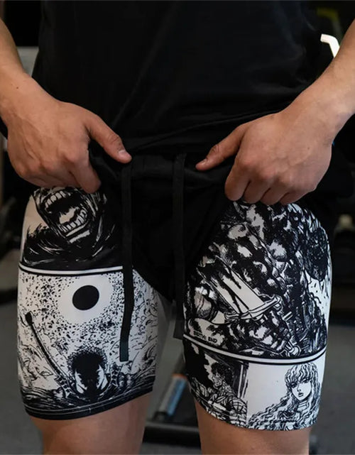 Load image into Gallery viewer, 2 in-1 Compression Shorts for Men
