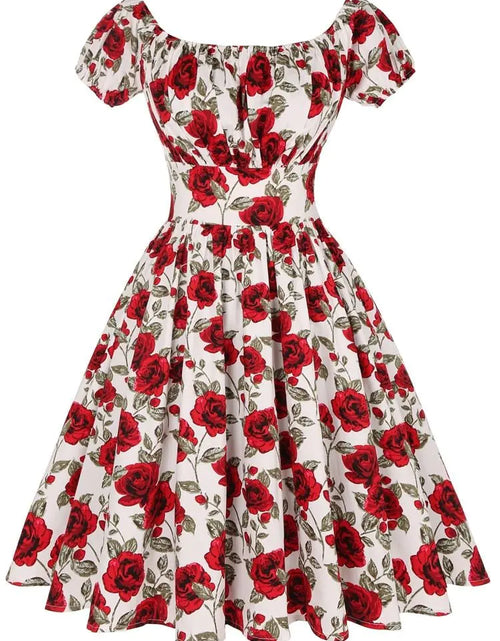 Load image into Gallery viewer, Rockabilly Women Swing Dress, Party Dresses- 50s 60s
