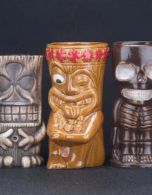 Load image into Gallery viewer, Hawaii Ceramic Tiki Mugs
