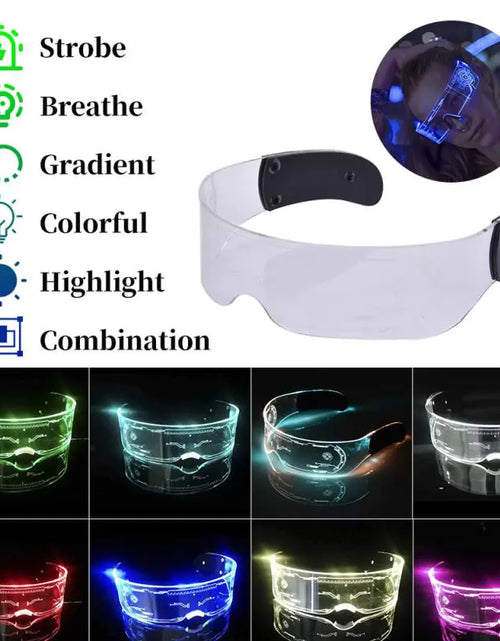 Load image into Gallery viewer, Neon Party LED Luminous Glasses
