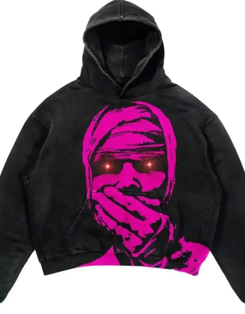 Load image into Gallery viewer, Punk Wind Ninja Printed Hoodies
