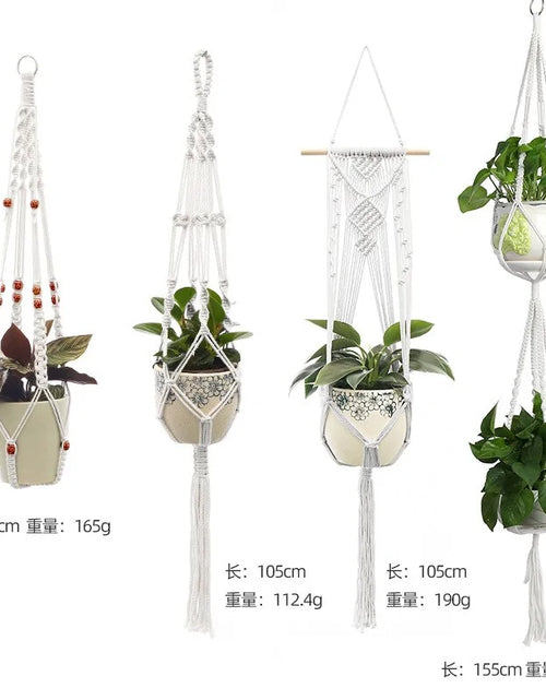 Load image into Gallery viewer, Flowerpot Hanging Net Bag
