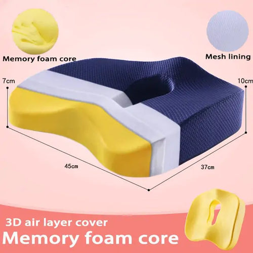 Load image into Gallery viewer, Orthopedic Pillow Memory Foam Seat Set
