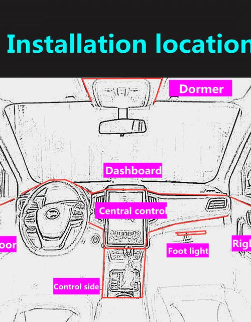 Load image into Gallery viewer, Car Interior Decorative Lamps Strips
