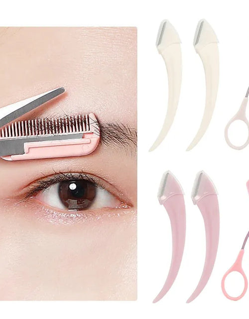 Load image into Gallery viewer, Eyebrow Trimming Scissors With Comb
