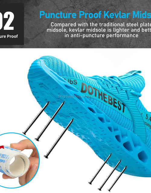 Load image into Gallery viewer, Steel Toe Lightweight Safety Sneakers
