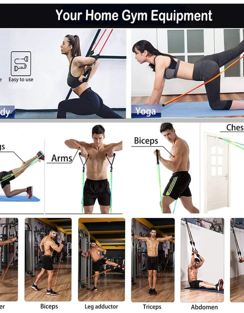 Load image into Gallery viewer, Fitness Exercises Resistance Bands Set
