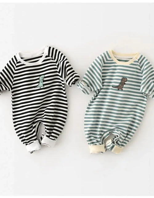 Load image into Gallery viewer, Newborn Baby Striped Rompers
