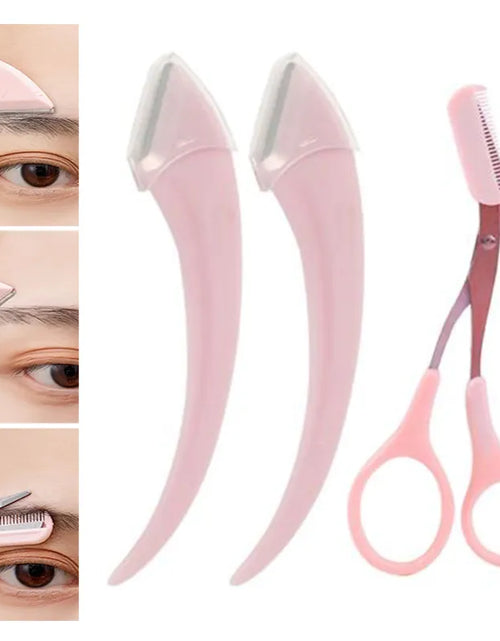 Load image into Gallery viewer, Eyebrow Trimming Scissors With Comb
