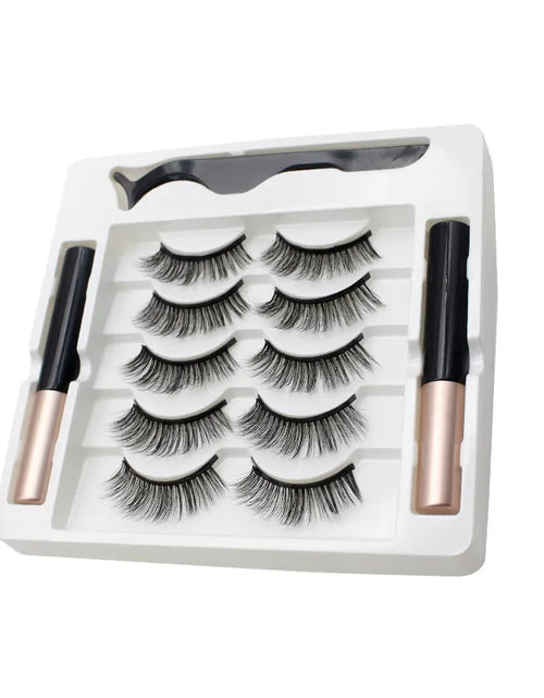 Load image into Gallery viewer, 3D Magnetic Eyelashes Magnet Eyeliner
