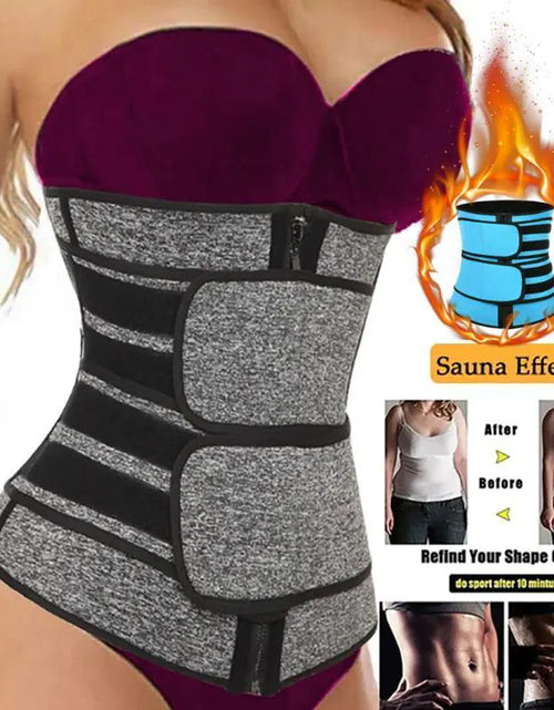 Load image into Gallery viewer, Waist Trainer Slimming Sheath
