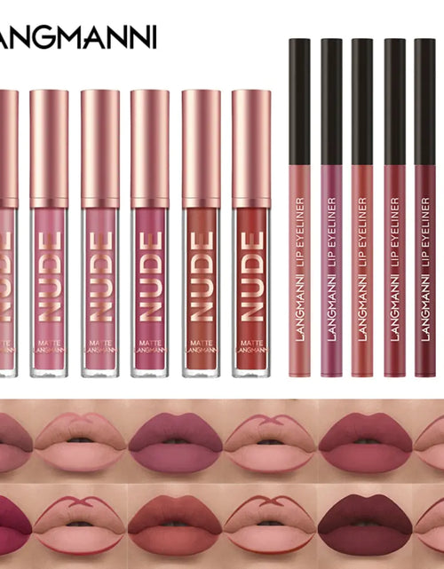 Load image into Gallery viewer, Lipstick Lip Gloss Lip Liner Pen Set
