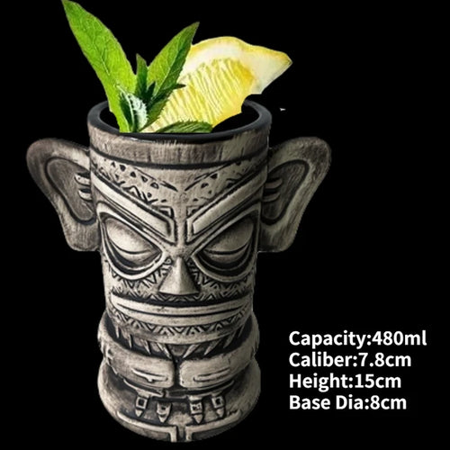 Load image into Gallery viewer, Hawaii Ceramic Tiki Mugs
