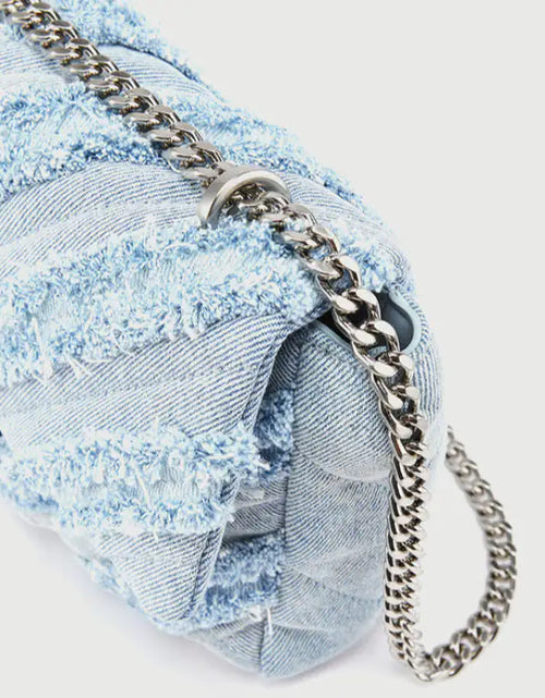 Load image into Gallery viewer, Denim Chain Bag
