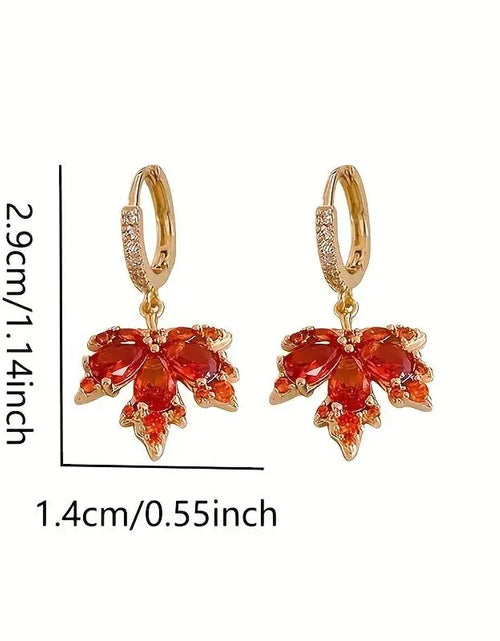 Load image into Gallery viewer, Maple Leaf Earrings
