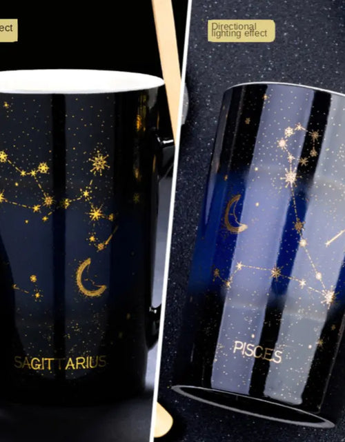 Load image into Gallery viewer, 12 Constellations Creative Mugs With Spoon
