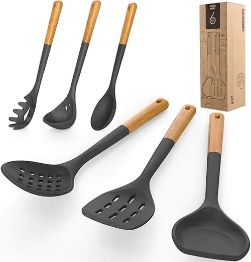 Load image into Gallery viewer, Silicone Cooking Utensils Set
