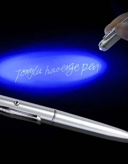 Load image into Gallery viewer, UV Light Ballpoint Pen with Invisible Ink
