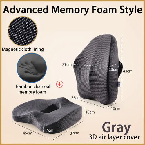 Load image into Gallery viewer, Orthopedic Pillow Memory Foam Seat Set
