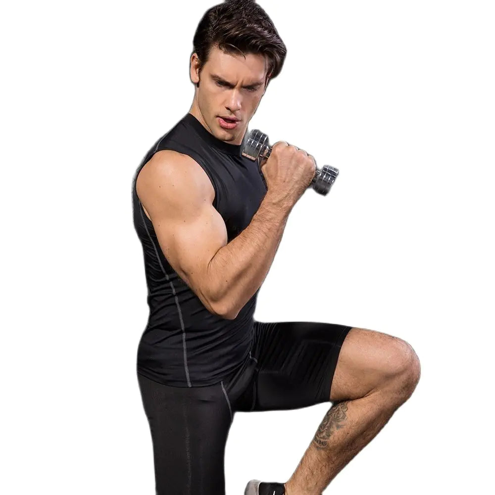 Men Compression Sport Tight Tank