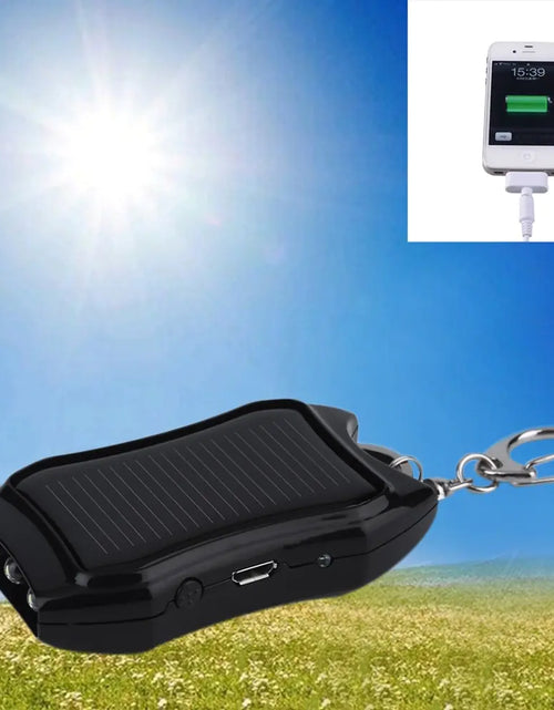 Load image into Gallery viewer, Solar Keychain Charger: Portable Power
