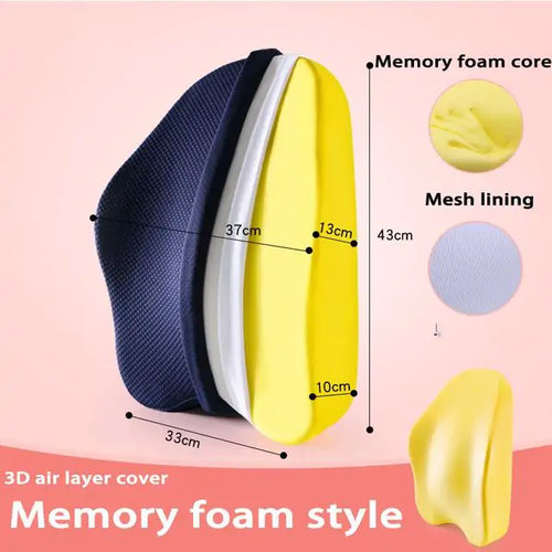 Load image into Gallery viewer, Orthopedic Pillow Memory Foam Seat Set
