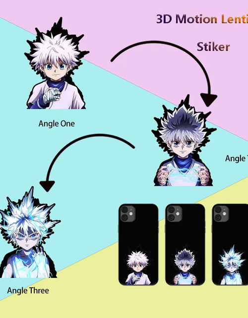 Load image into Gallery viewer, Mini 3D Motion/Moving Anime Stickers
