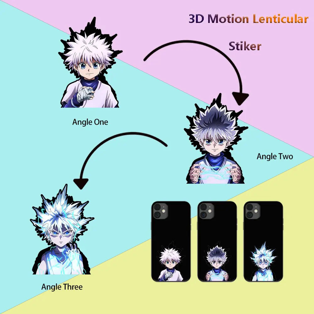 Mini 3D Motion/Moving Anime Stickers