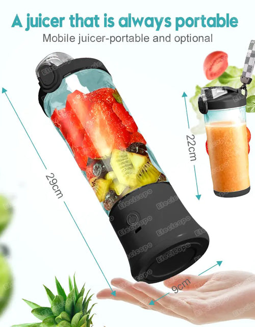 Load image into Gallery viewer, Portable Smoothie Blender BPA Free
