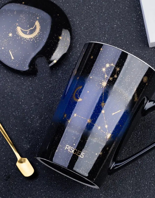 Load image into Gallery viewer, 12 Constellations Creative Mugs With Spoon
