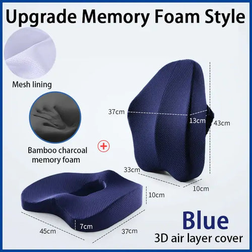 Load image into Gallery viewer, Orthopedic Pillow Memory Foam Seat Set
