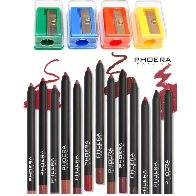 13 color lipliner pencils