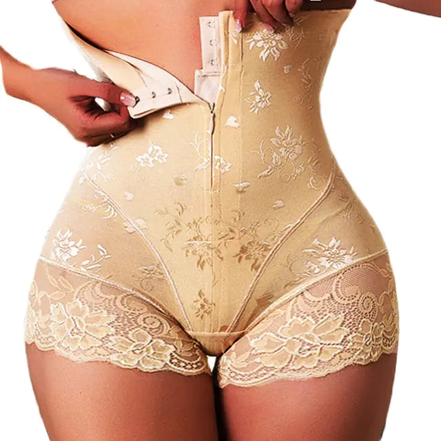 Lace Body Shaper with Zipper