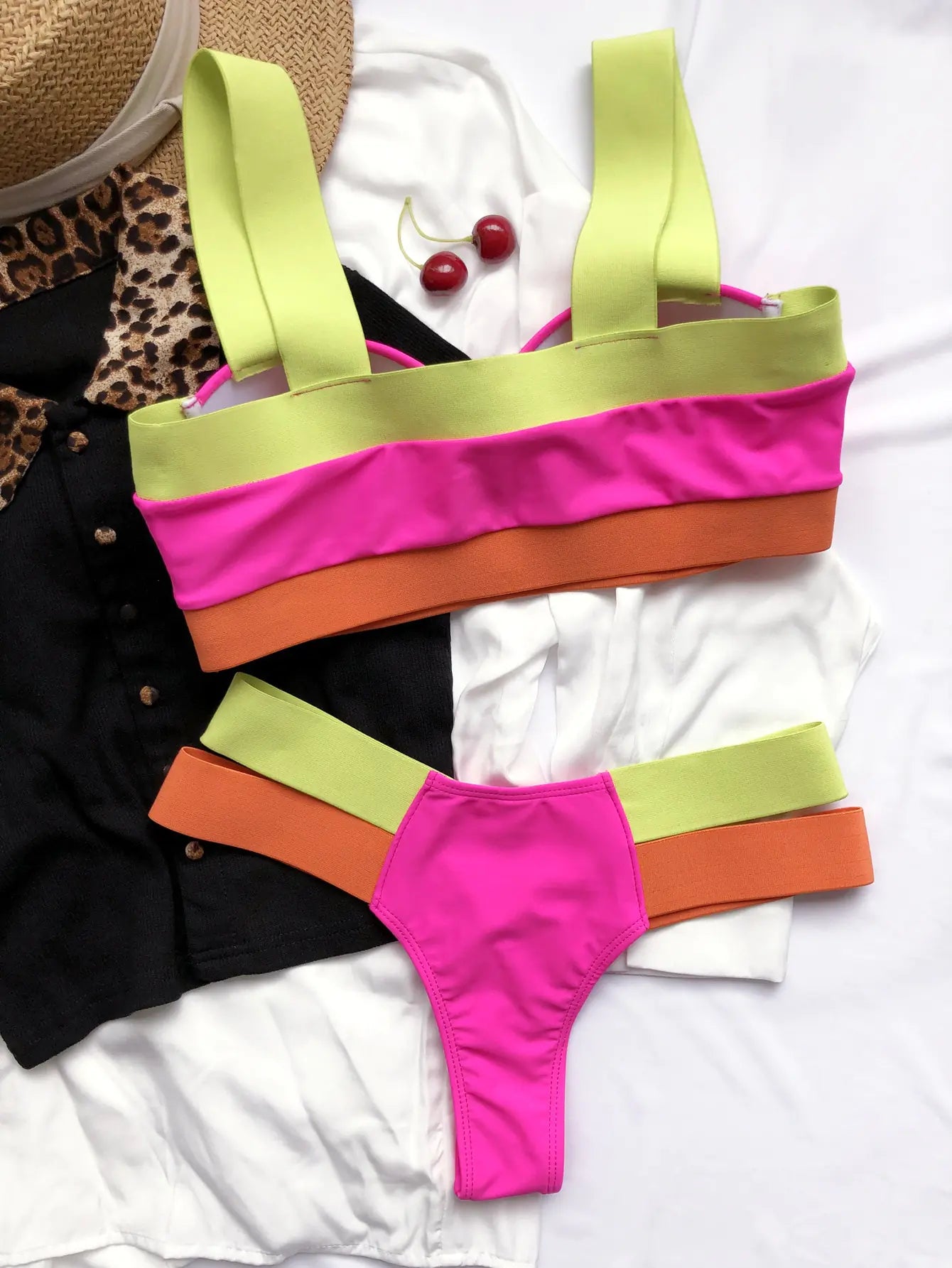 Patchwork Sexy Swimwear