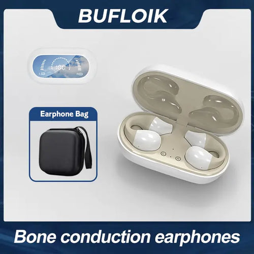 Load image into Gallery viewer, Bone Conduction Earphone Bluetooth 5.2 Ear Clip
