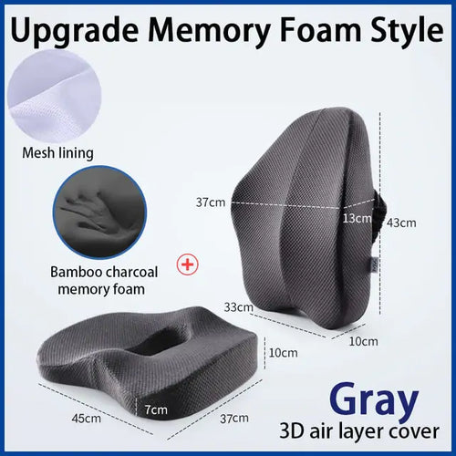 Load image into Gallery viewer, Orthopedic Pillow Memory Foam Seat Set
