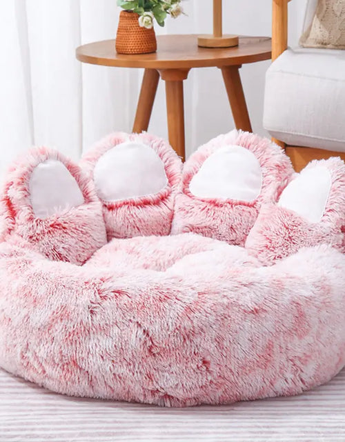 Load image into Gallery viewer, Pet Bear Paw Shape House Bed
